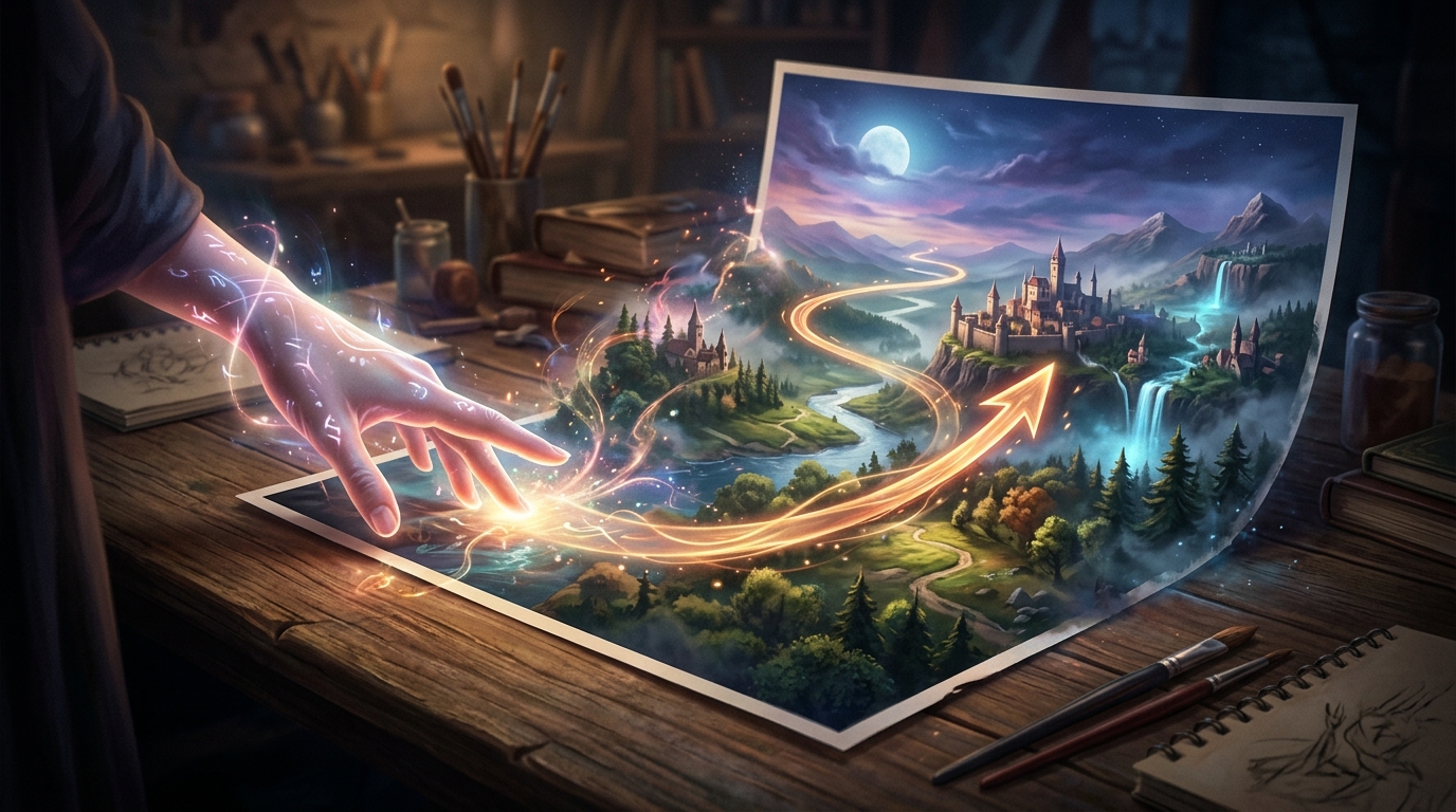 Wonder : Adobe transforme une image en monde 3D navigable en temps réel