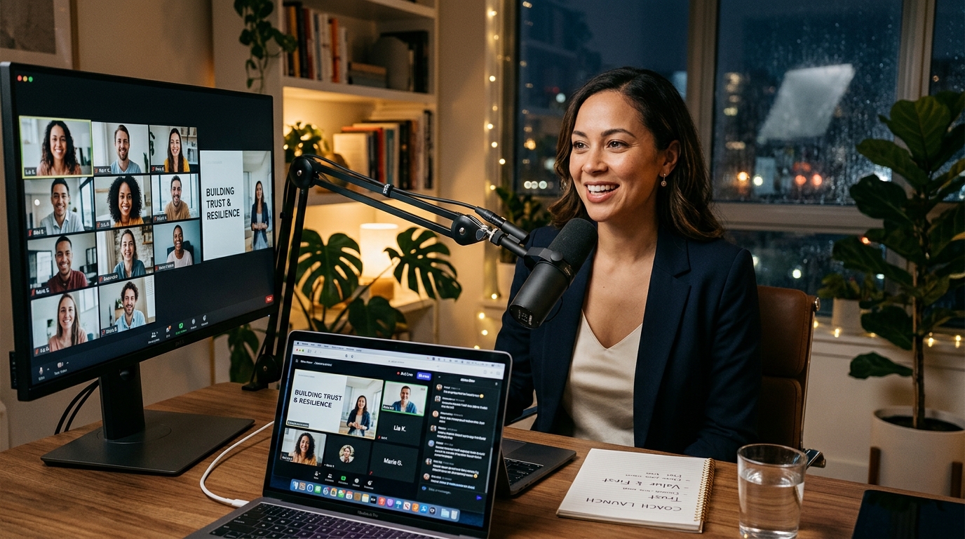 Face à la résistance croissante aux ventes, Coach Launch mise sur les événements virtuels pour renforcer la confiance des entrepreneurs