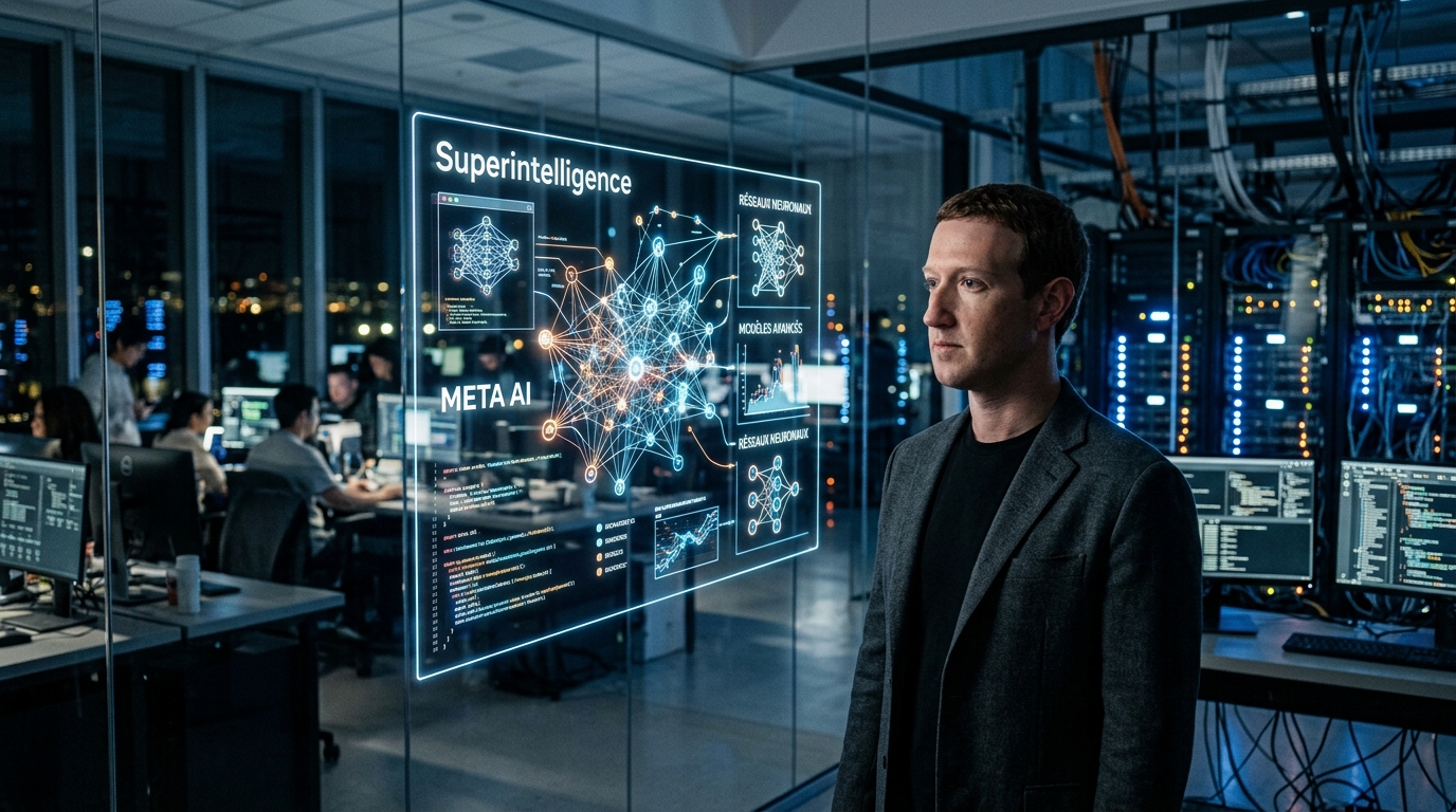 Meta mise grand sur la superintelligence : un virage stratégique